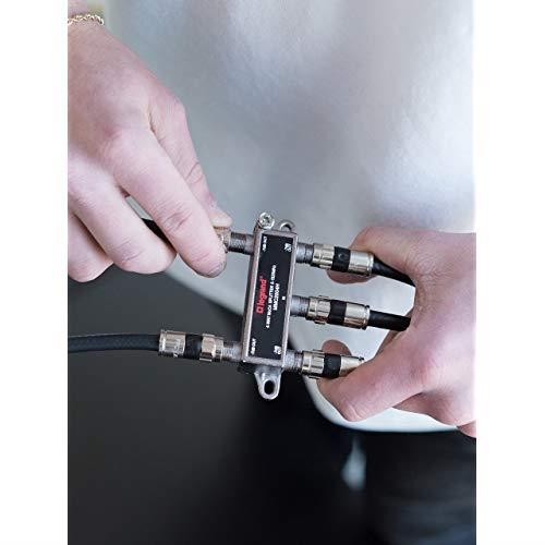 OnQ VM2204V1 4Way Digital Cable Splitter with Coax Network Support