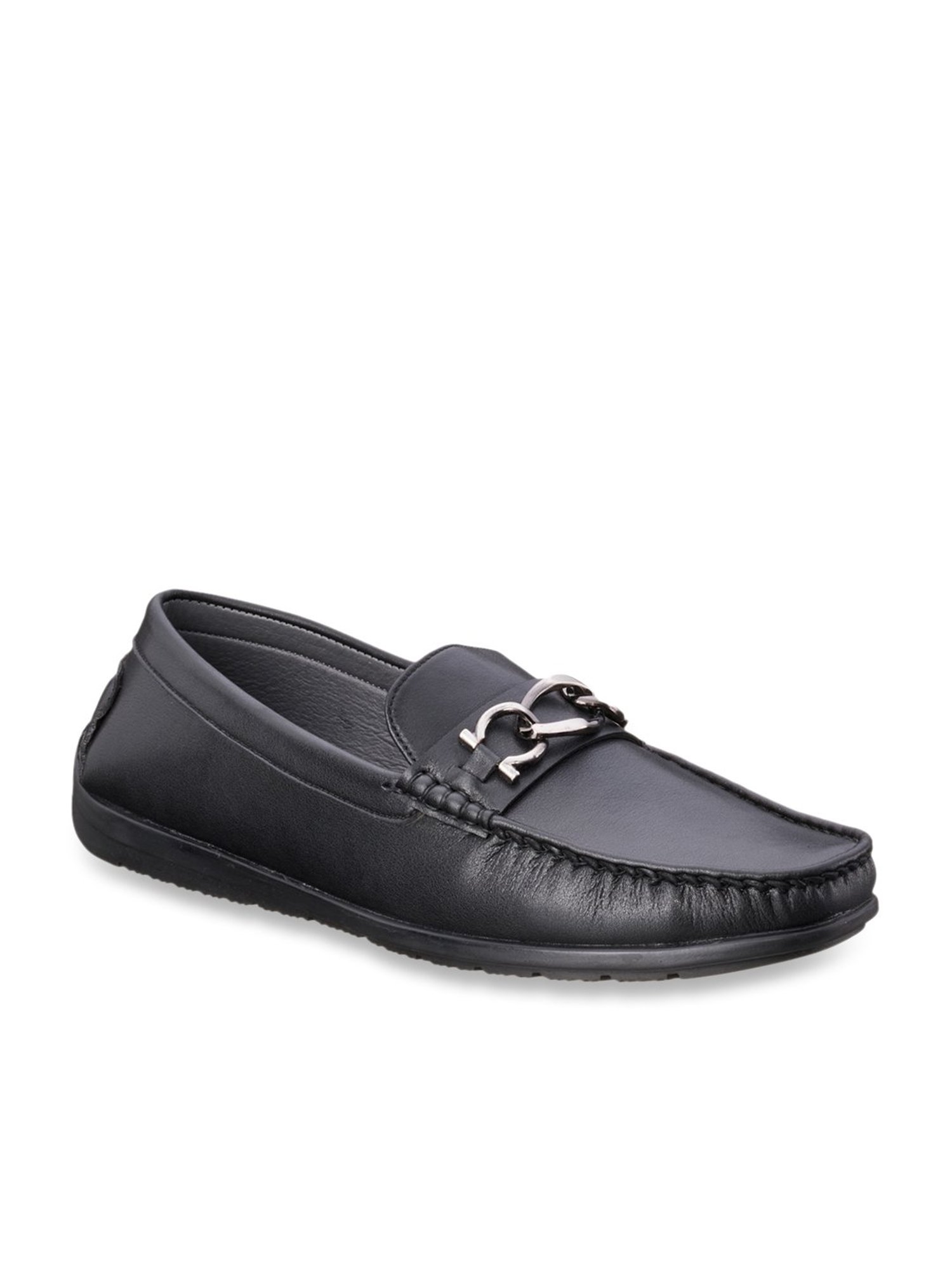 Duke Men's Black Casual Loafers