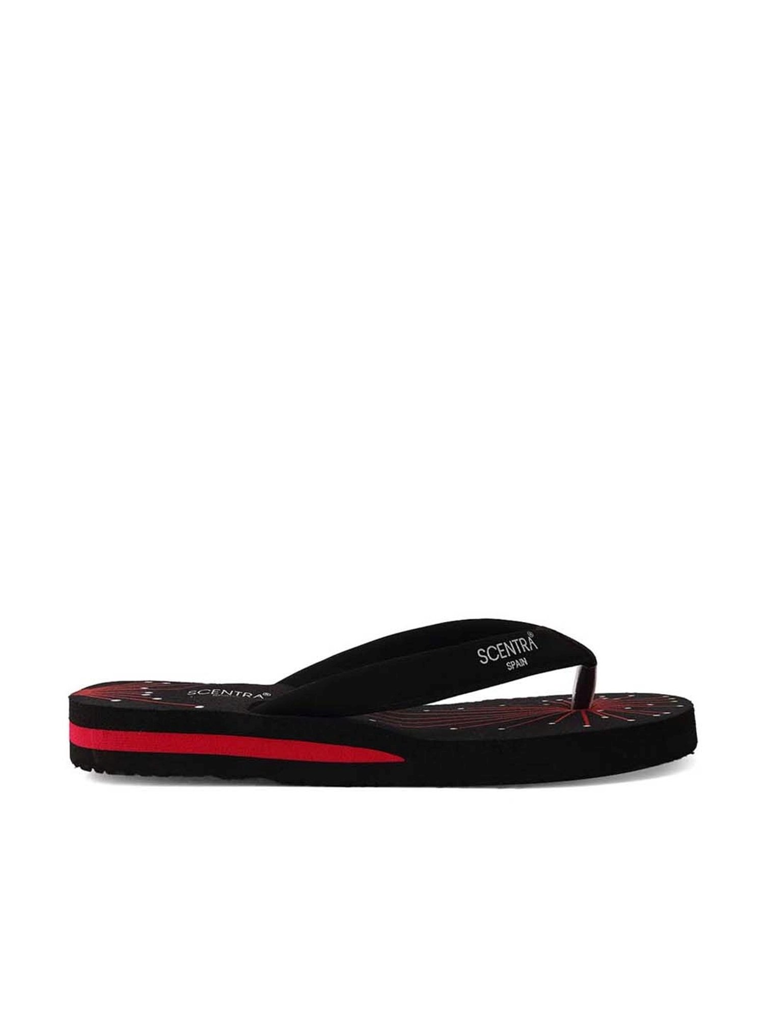Scentra Women's Red Flip Flops