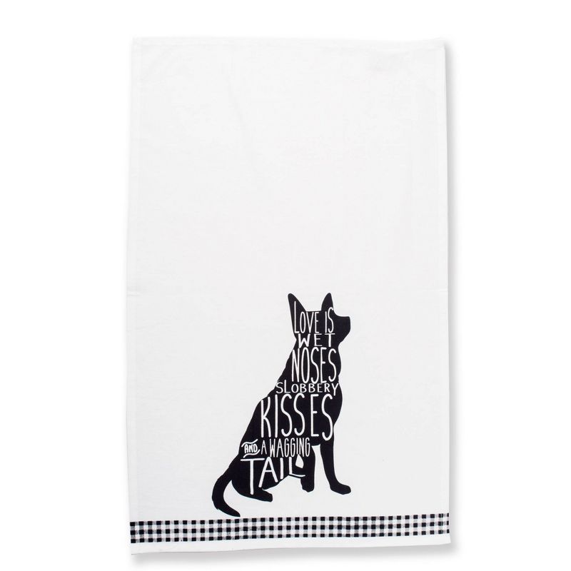 2pk Cotton Dog Dishtowel Set - Design Imports