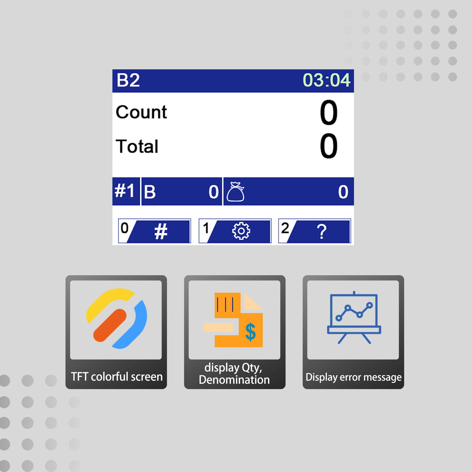 Ribao HCS-25 Portable Automatic Super Quality high Speed Heavy Duty Coin Counter and sorter Color Screen Two Years Warranty