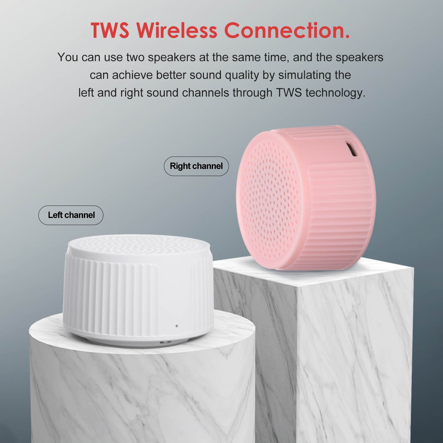 Enermax O'Marine EAS03-BS Black/Silver Waterproof Wireless Speaker