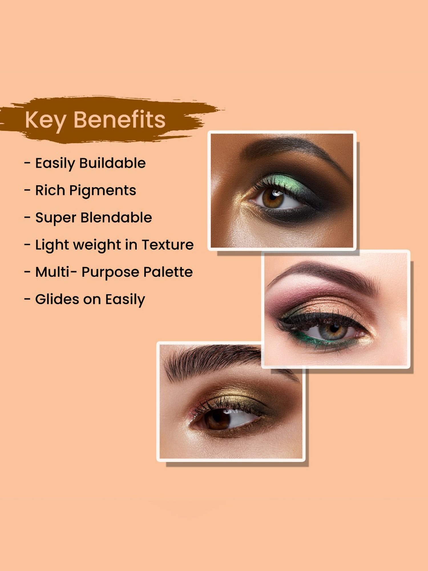 Matt Look Follow Your Heart 41 Colors HD Pro Glam Palette Multicolor 01 - 41.6 gm