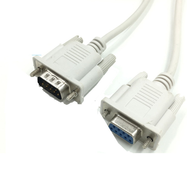 KINGZONE DB9 Male To Female Printer Serial Port Cable RS232 9-Pin Serial Port Extended Data Cable 1.5M