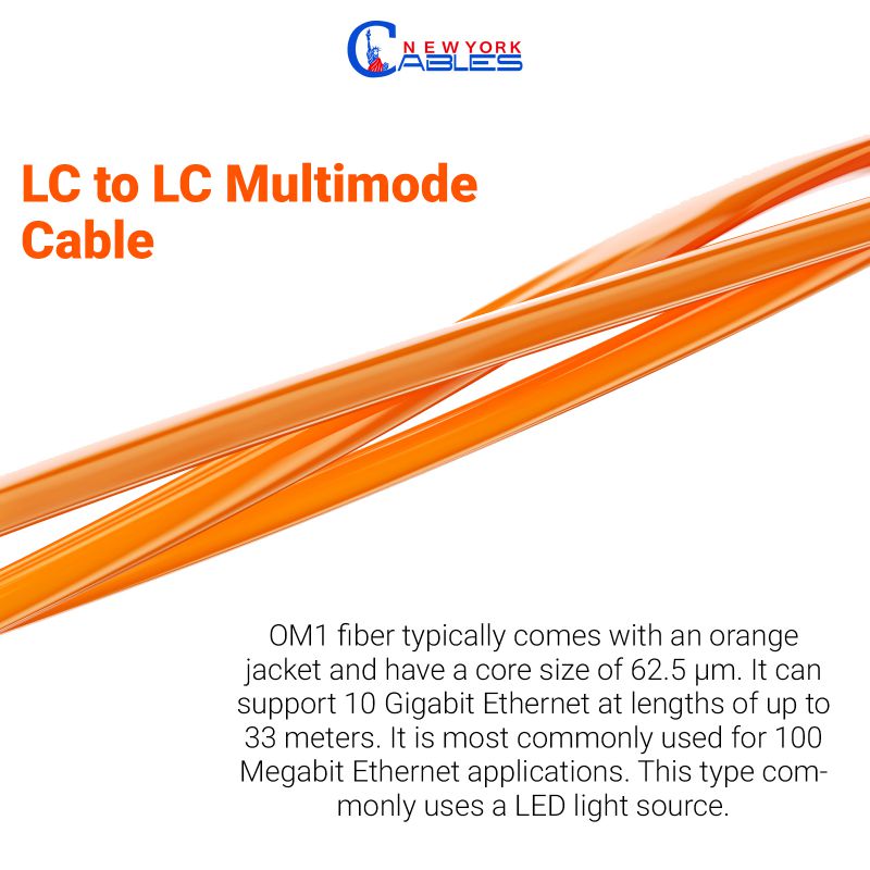 Fiber Optic Cable LC-LC 9/125 Duplex Single-Mode Fiber Cable Yellow 5 meters
