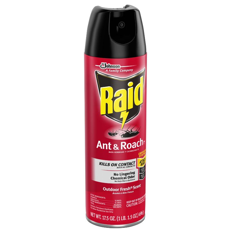 Raid Outdoor Fresh Ant & Roach Killer Spray 26 - 17.5oz/1ct