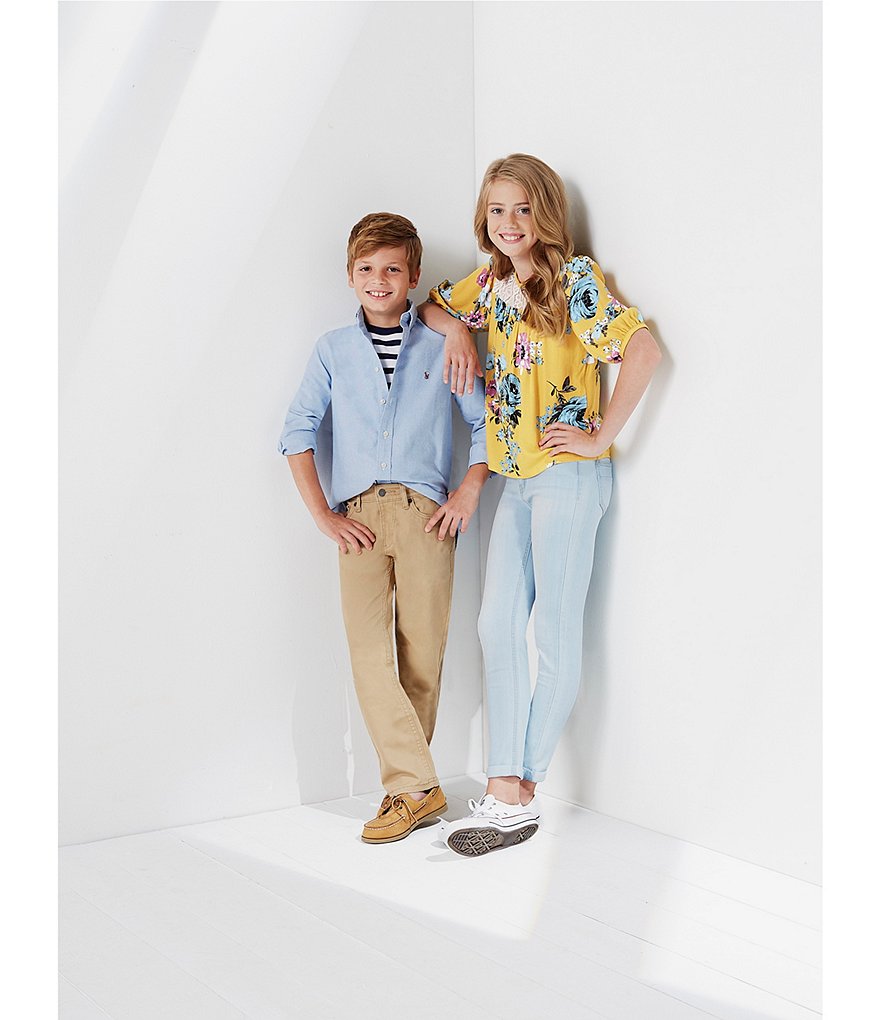 Class Club Big Boys 8-20 Husky Fit Twill Pants