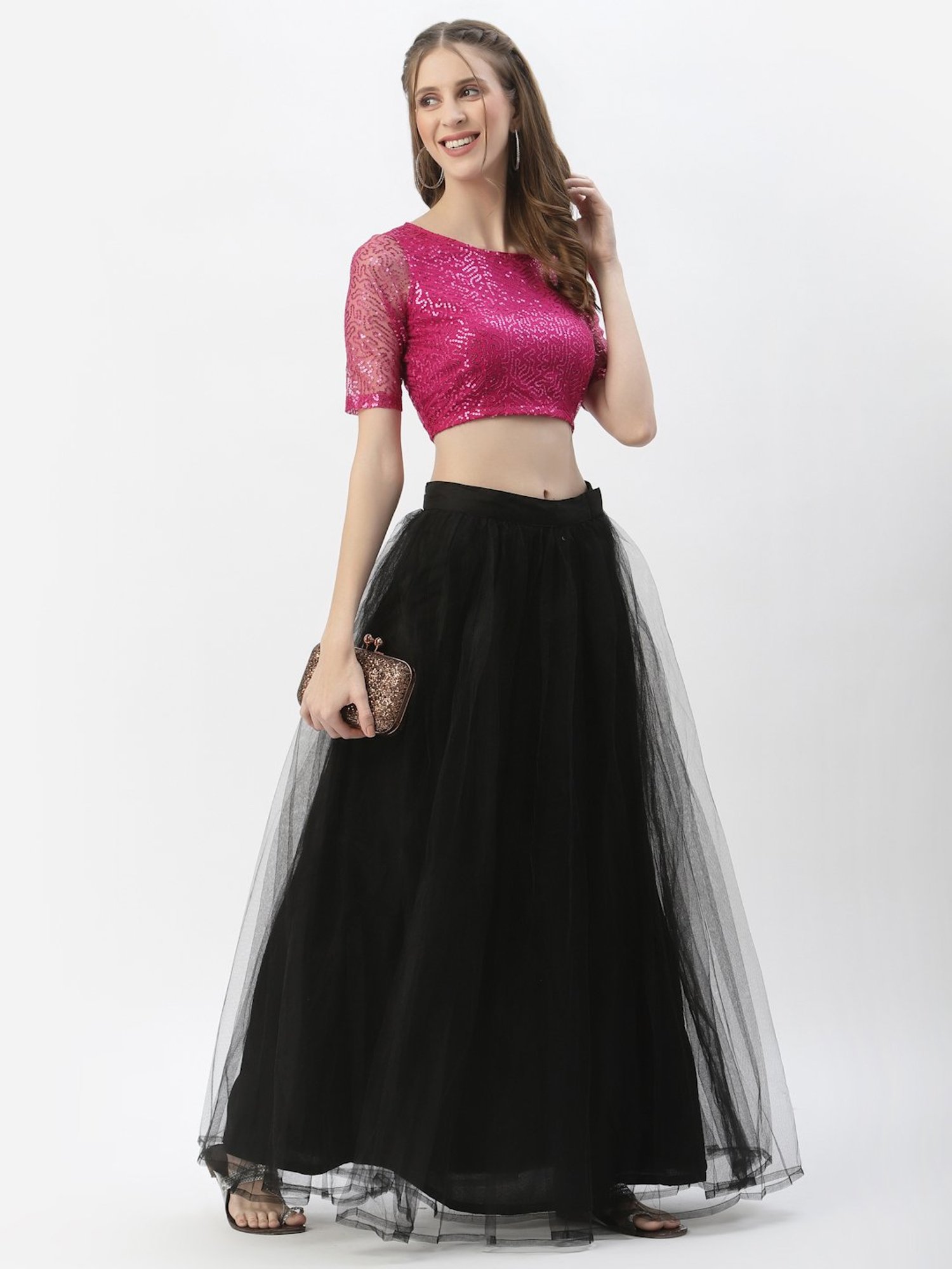 studiorasa Pink Embellished Choli