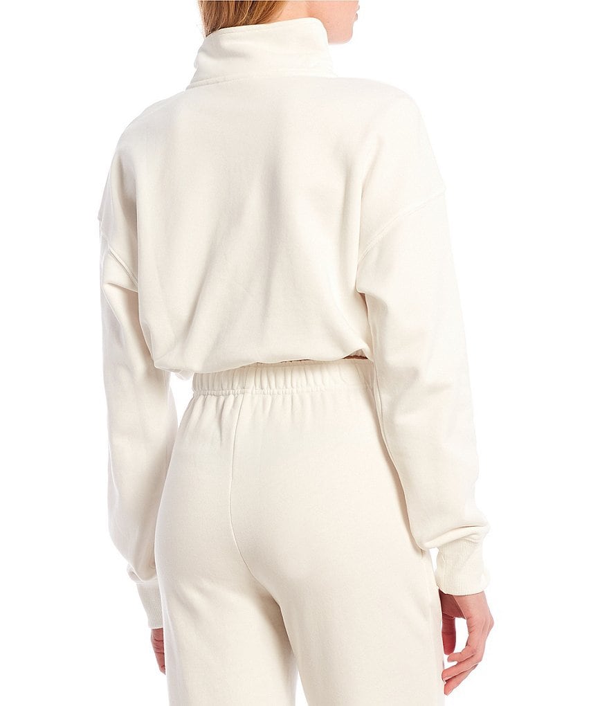 NIA Knit Cinched Quarter-Zip Long Sleeve Coordinating Pullover