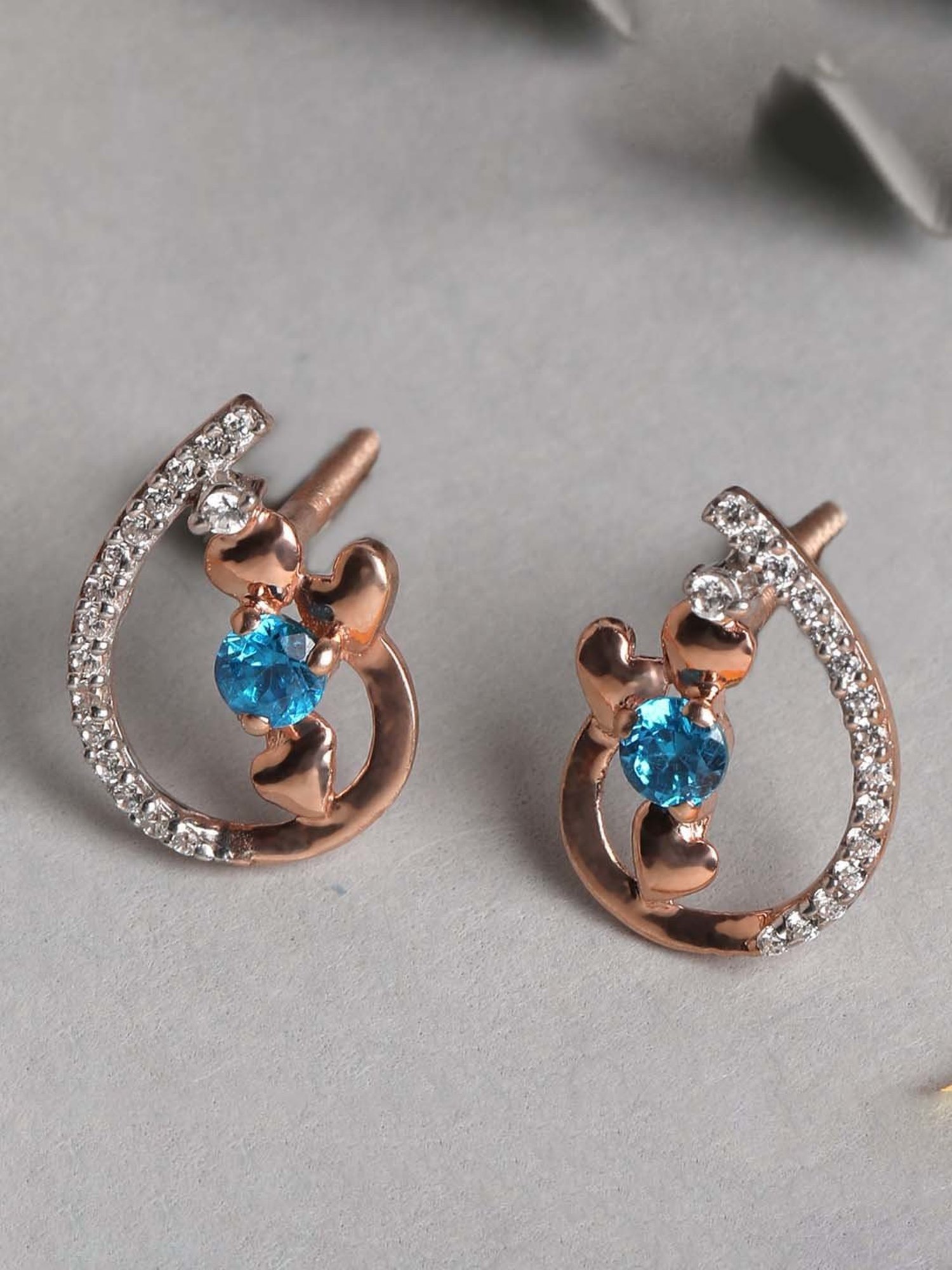 Clara 92.5 Sterling Silver Heart Earrings for Women