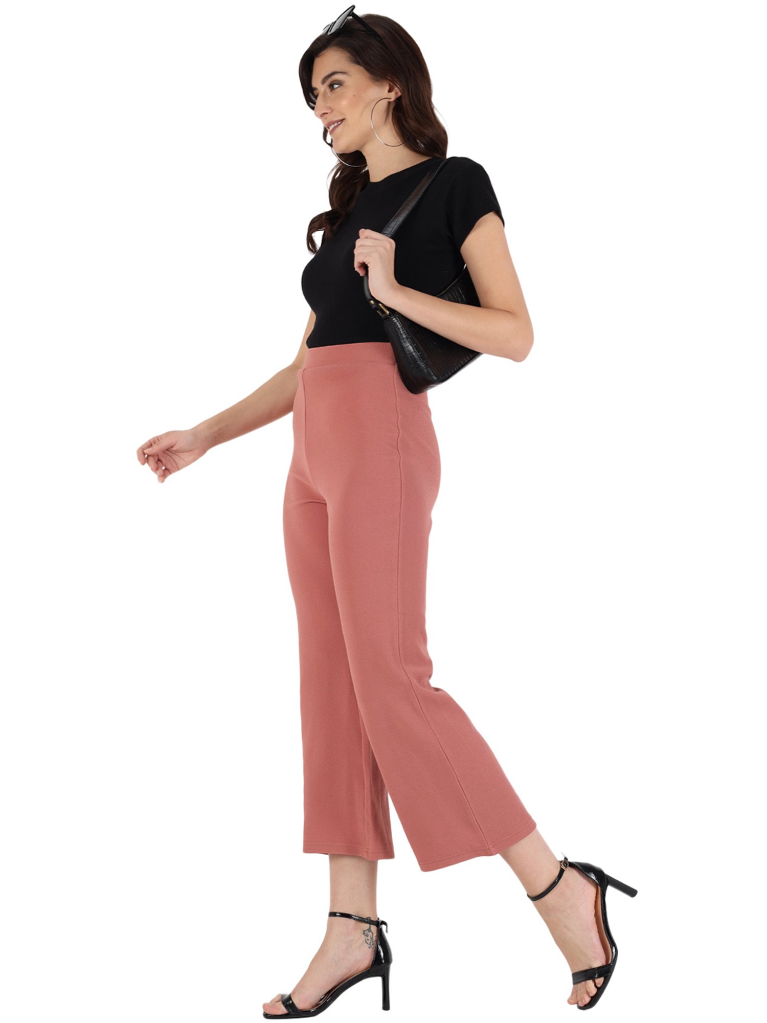 Trend Arrest Pink Bootcut Pants