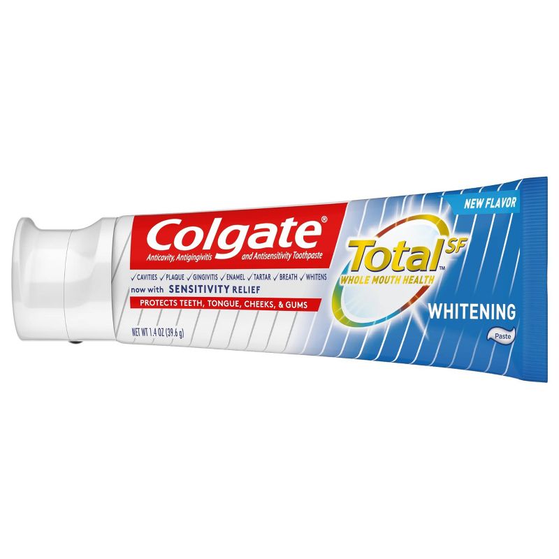 Colgate Total Travel Size Whitening Paste Toothpaste - Trial Size - 1.4oz