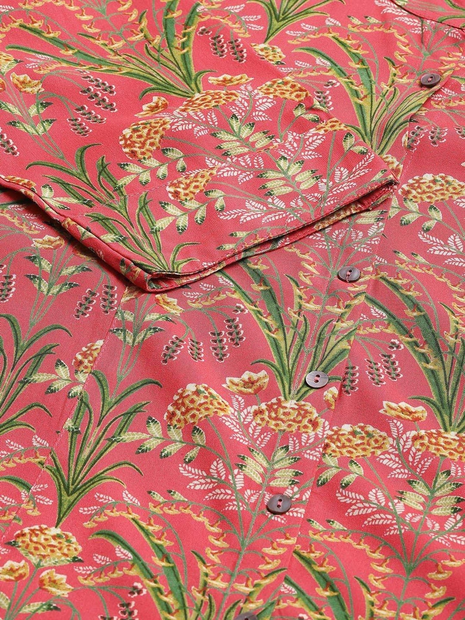 Divena Pink Floral Print Top