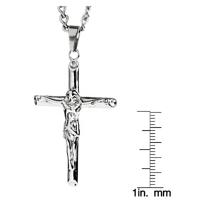 Men's West Coast Jewelry Stainless Steel Brown Leather Braided and Beaded Bracelet