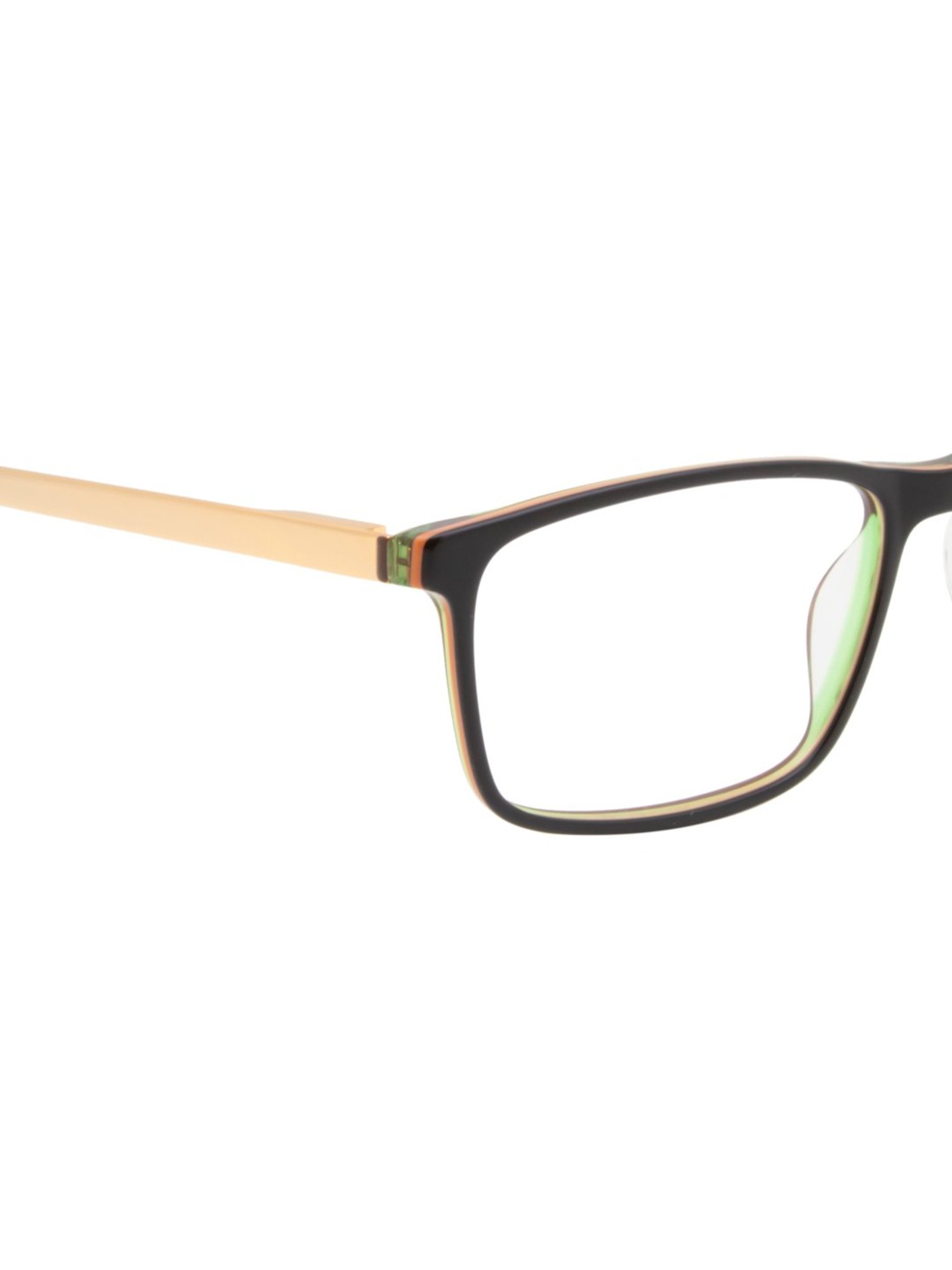 Ted Smith Green Rectangular Unisex Eye Frames
