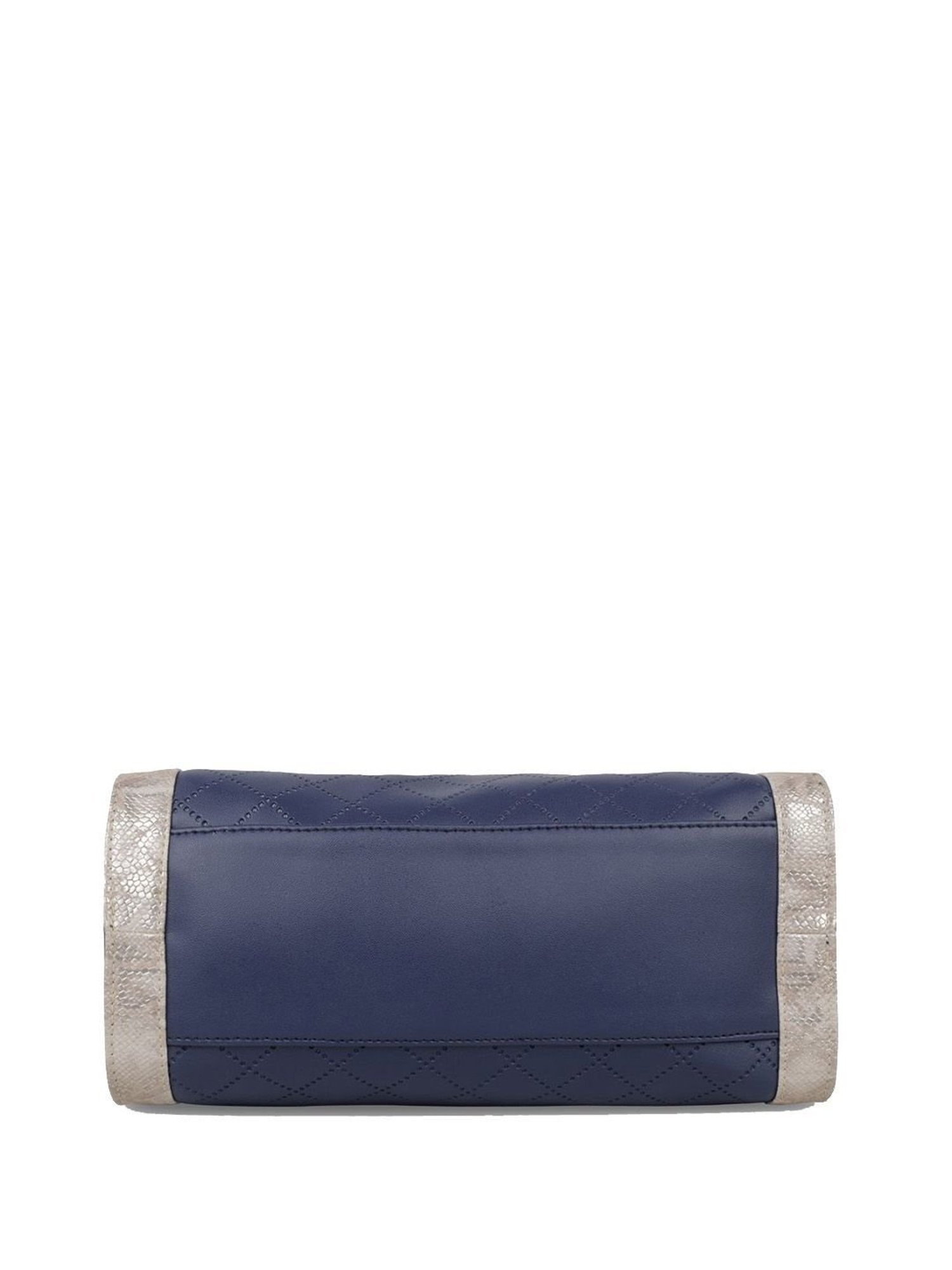 Esbeda Blue PU Solid Handbag