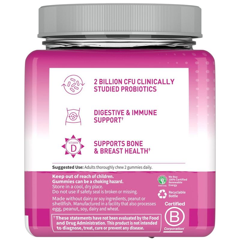 Garden of Life Dr. Formulated Women's Probiotic Digestive + Immune Gummy - 50ct