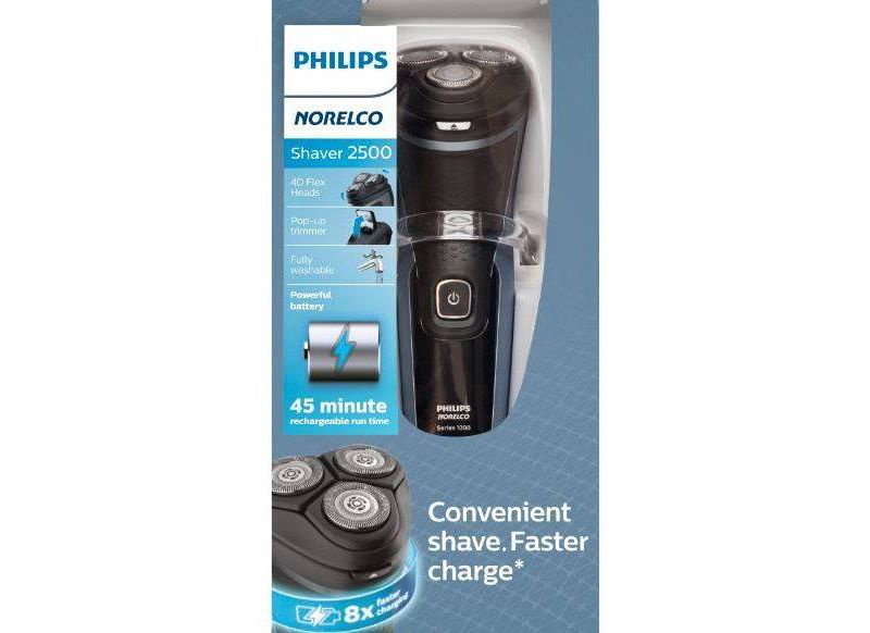 Philips Norelco Wet & Dry Men's Rechargeable Electric Shaver 2500 - S1311/82
