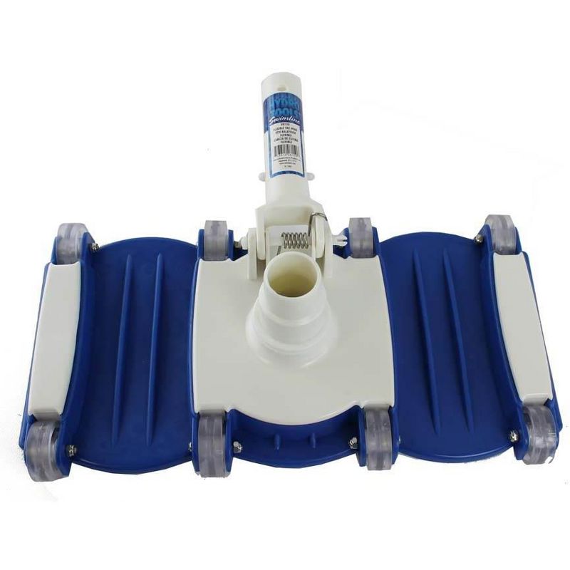 Hydrotools 8150 Swimming Pool Vacuum Cleaner Vac Head w/ 7'-21' Telescopic Pole