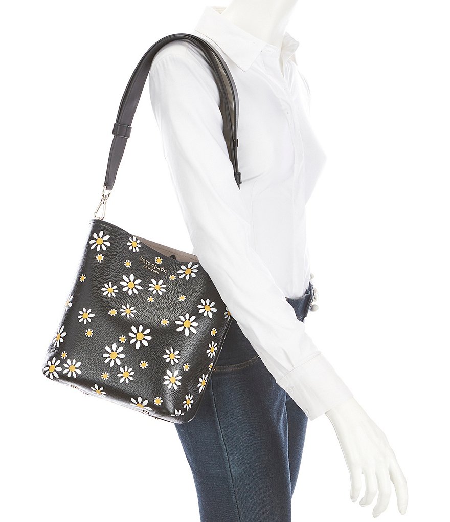 COACH Colorblock Leather Willow Bucket Bag