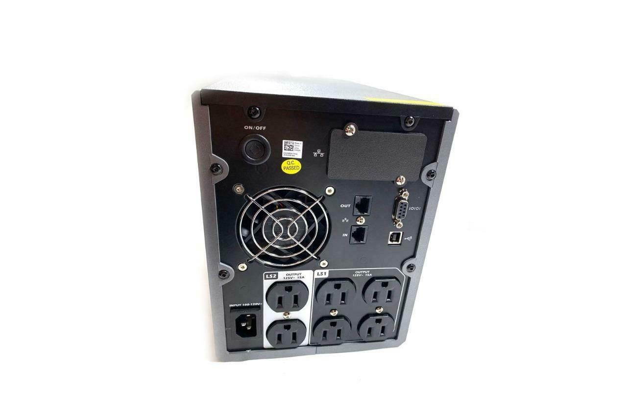 Dell Tower UPS 500W 750VA 100-120V Battery Backup Uninterruptible Power Supply