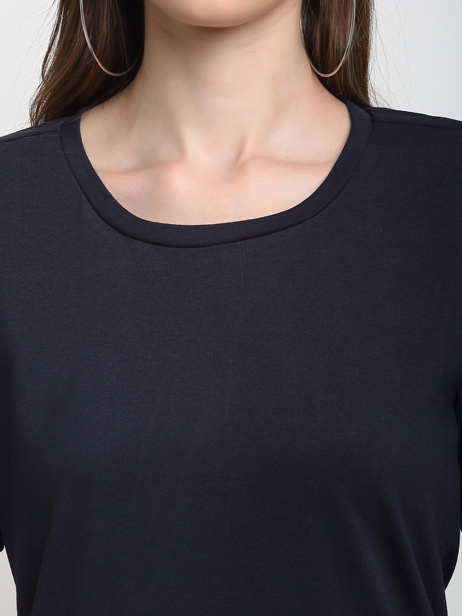 BRINNS Navy Midi A Line Dress