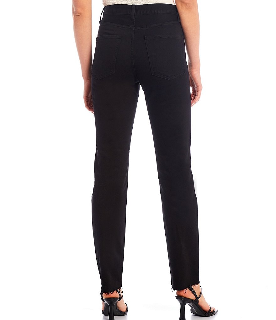 Every Straight Leg Ankle Crop Front Zipper Jeans