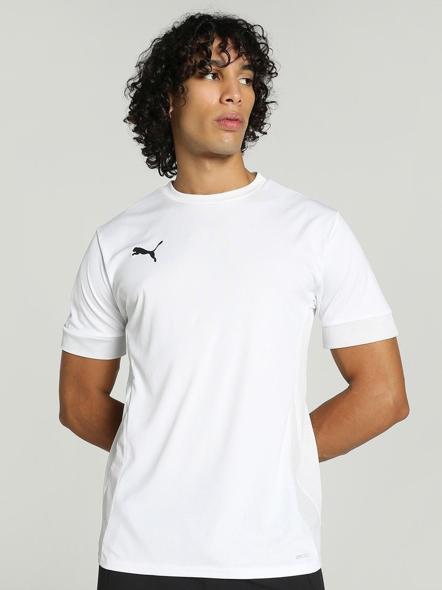 Puma teamGOAL Matchday Football White Regular Fit Jersey