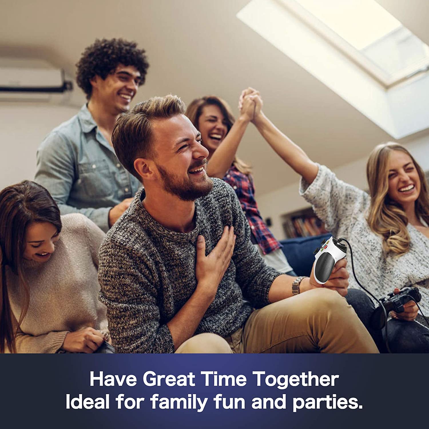 Wired Controller Compatible with Xbox One, USB Gamepad Controller with Dual Vibration, Headset Jack and Trigger Buttons for Xbox One/Xbox One S/Xbox One X/PC Windows 7/8/10