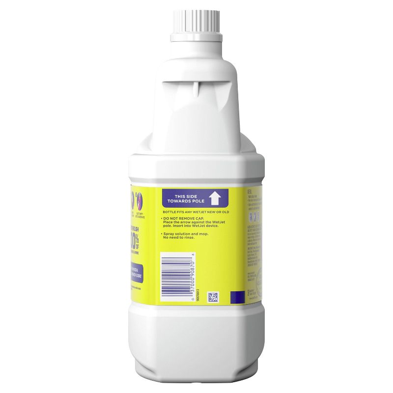 Swiffer WetJet Multi-Purpose and Hardwood Liquid Floor Cleaner Solution Refill with The Power of Mr. Clean - Lemon - 42.2 fl oz