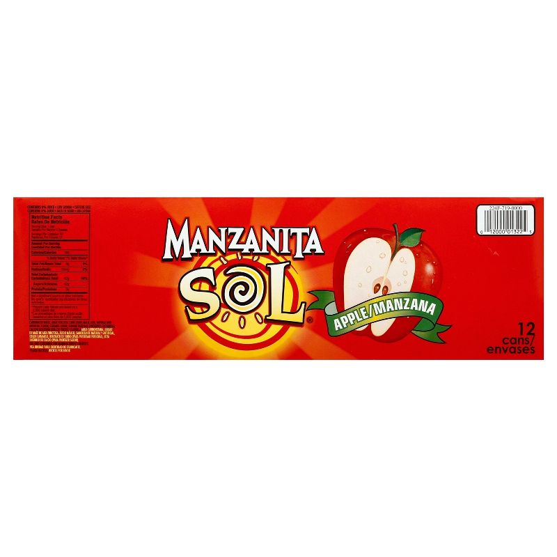 Manzanita Sol Apple Soda - 12pk/12 fl oz Cans