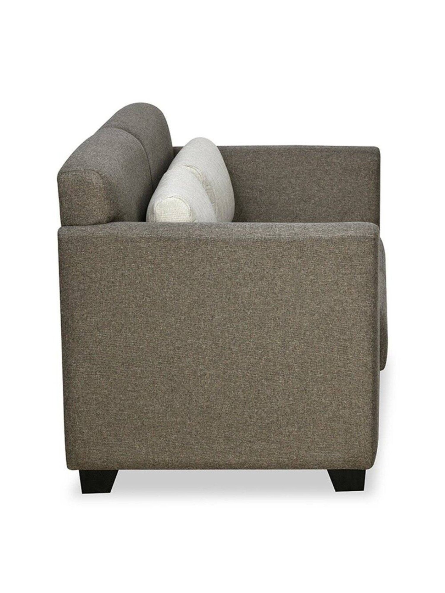 Nilkamal Svelte Dark Brown Fabric - Polyester 2 Seater Sofa