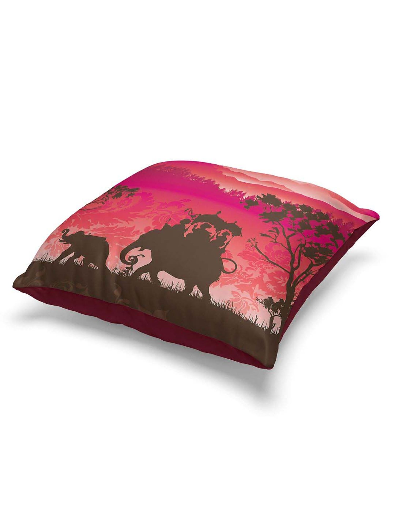 Bianca Ruyal Red Microfibre Medium Cushion Cover - Set of 3