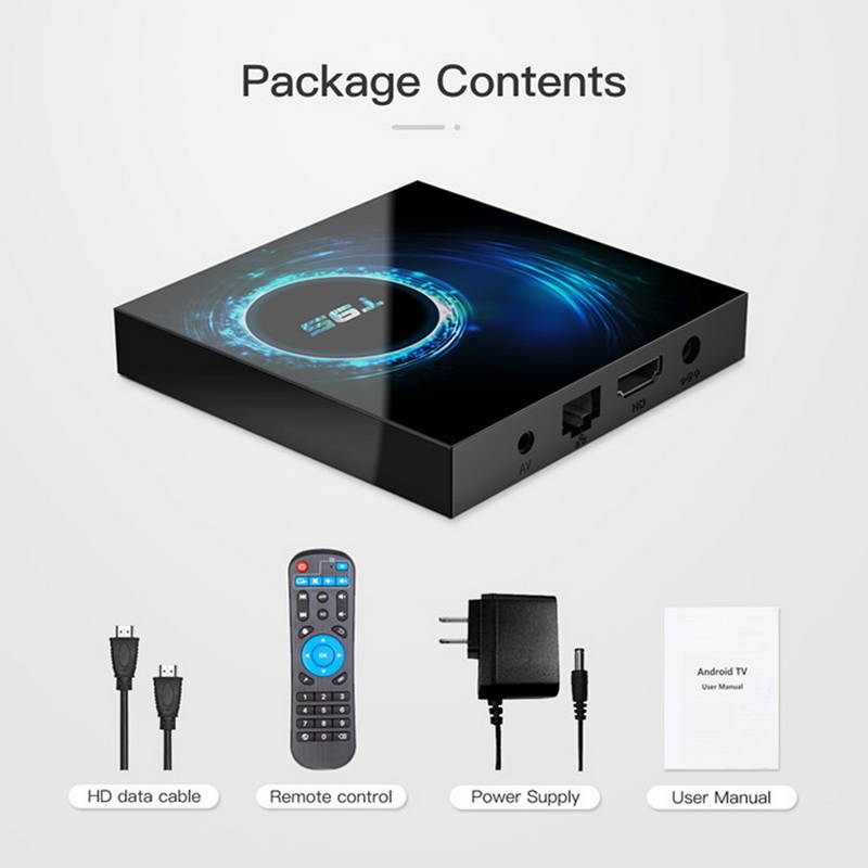 T95 H616 Digital Set-Top Boxes Smart TV BOX Allwinner Android 10 Wifi BT Quadcore cortex-A53 H616 Dual frequency WIFI2.4G/5G Bluetooth(4GB+32GB)