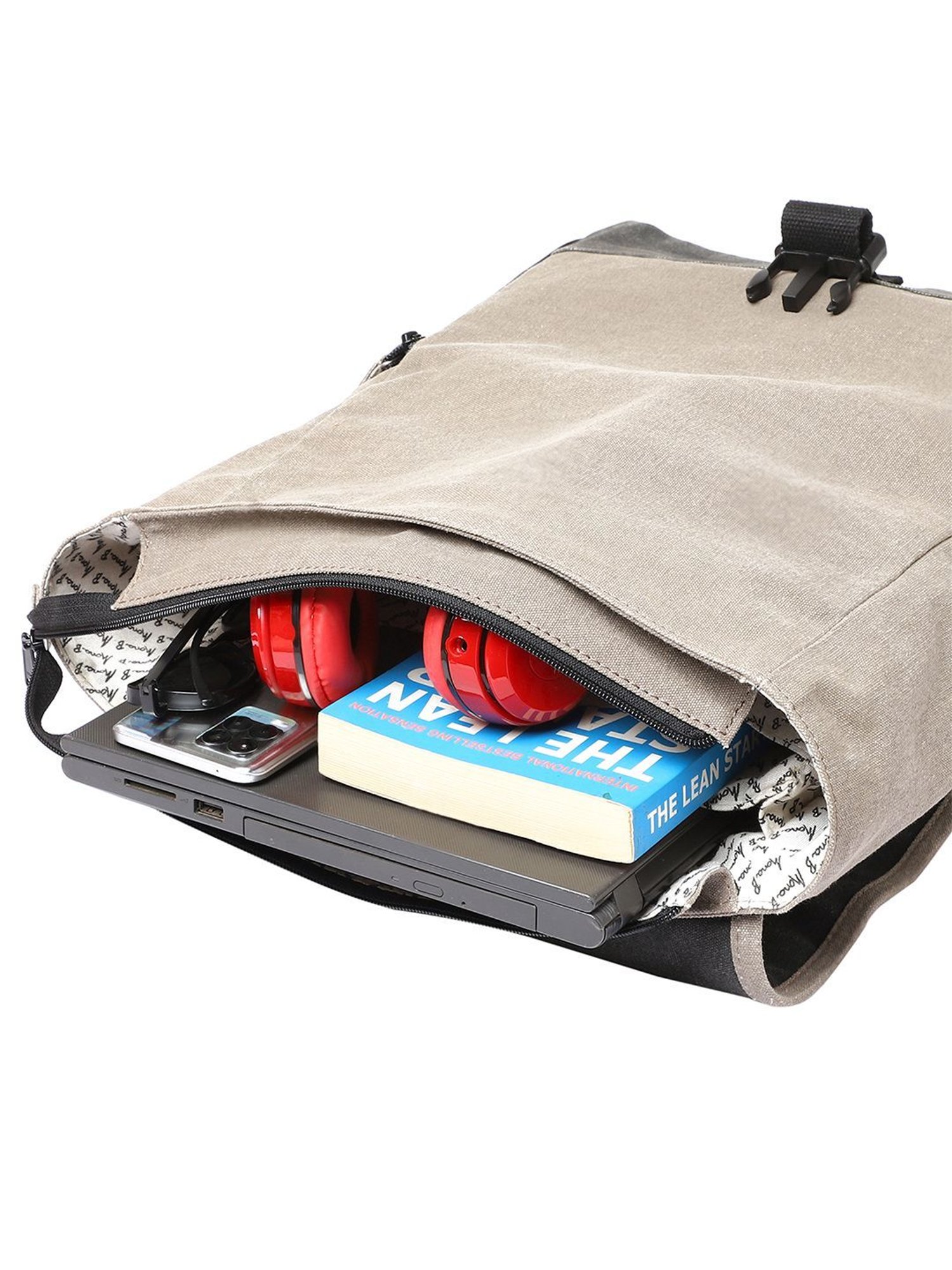 Mona B 18 Ltrs Beige Large Backpack