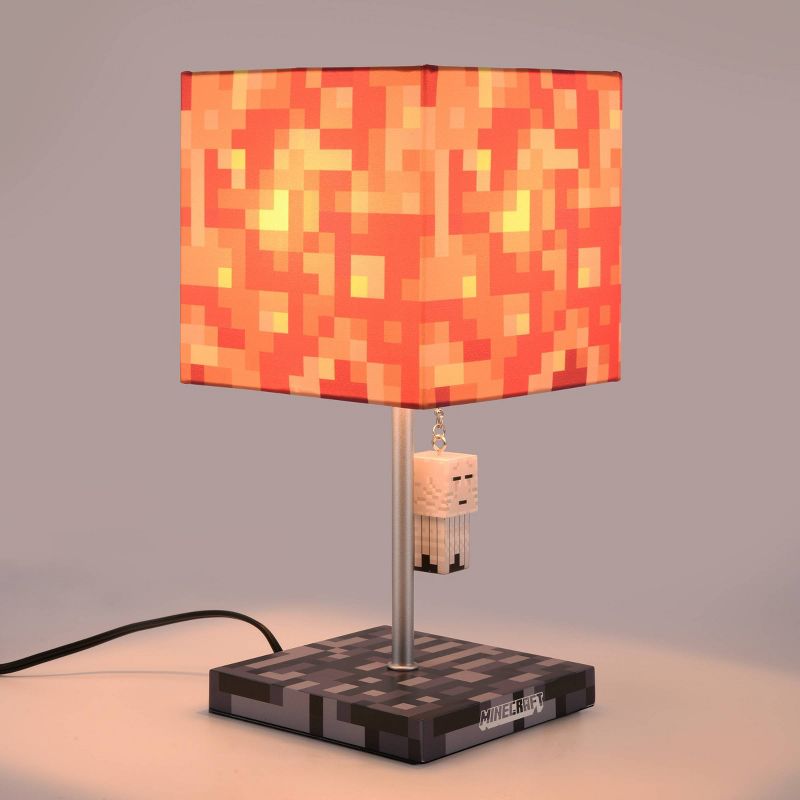 Minecraft Ghast and Lava Block Table Lamp