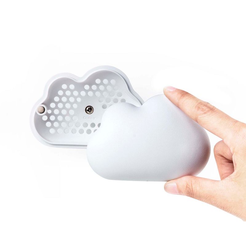 Design Ideas Cloud Wall Hook &ndash; Wall Mounted Organization &ndash; White, 3.8" x 2.3" x 2.6"