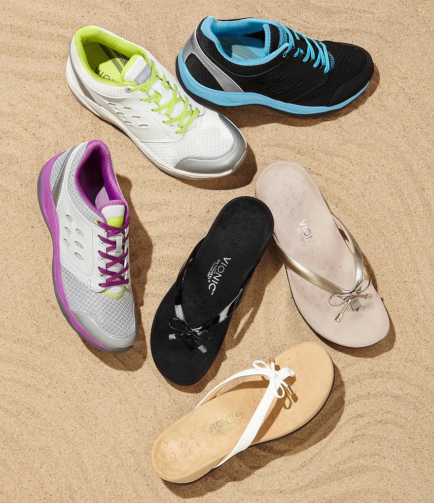 Vionic Bella II Bow Detail Flip-Flops