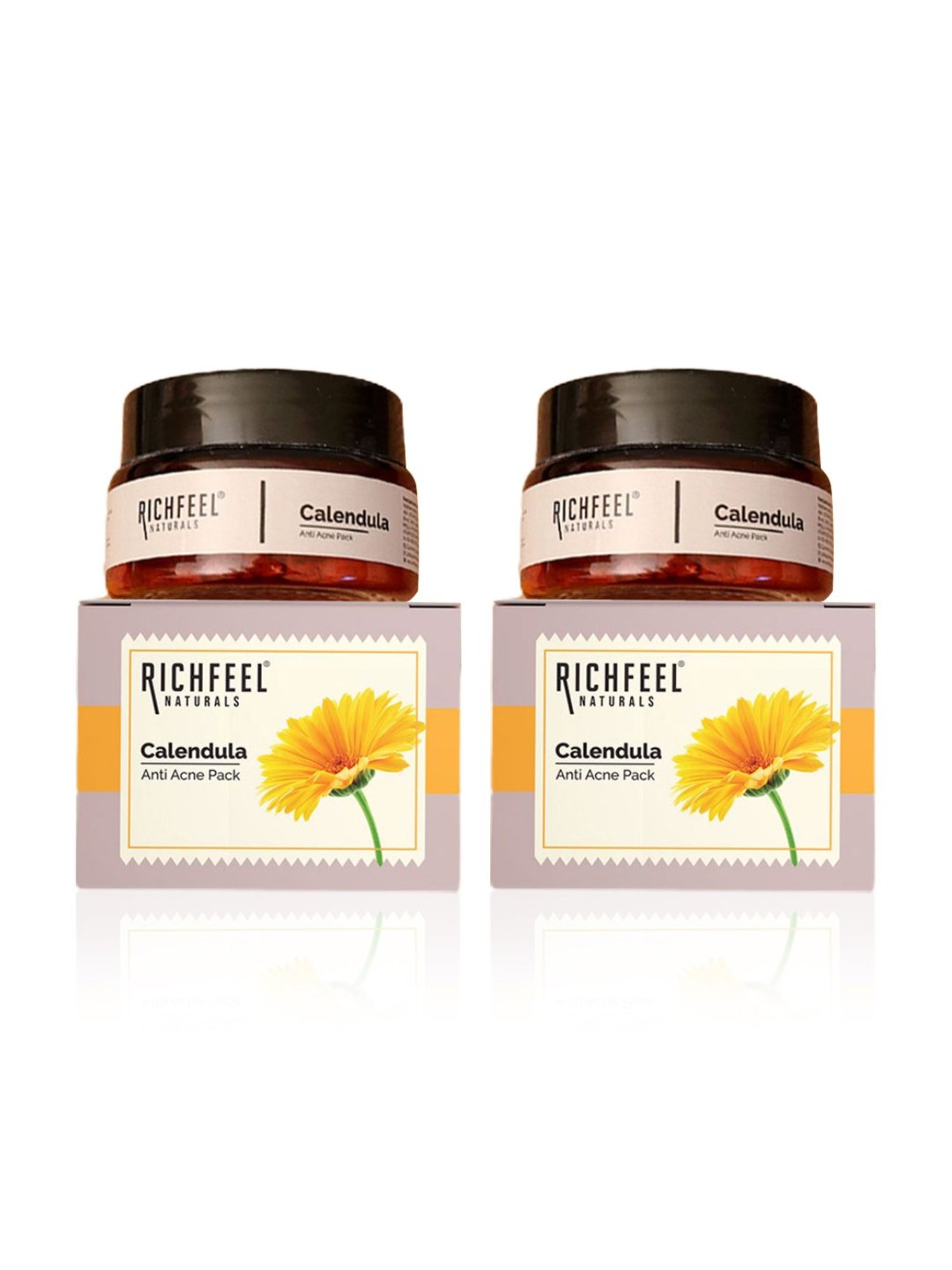 Richfeel Calendula Anti Acne Pack - Pack of 2