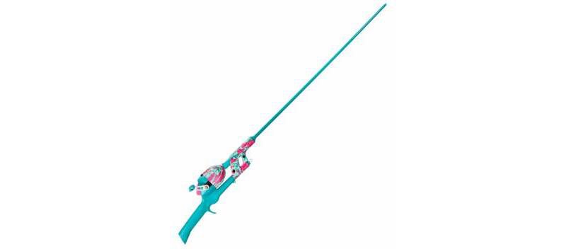 Kid Casters Jimmy Houston No Tangle Fishing Rod - Pink