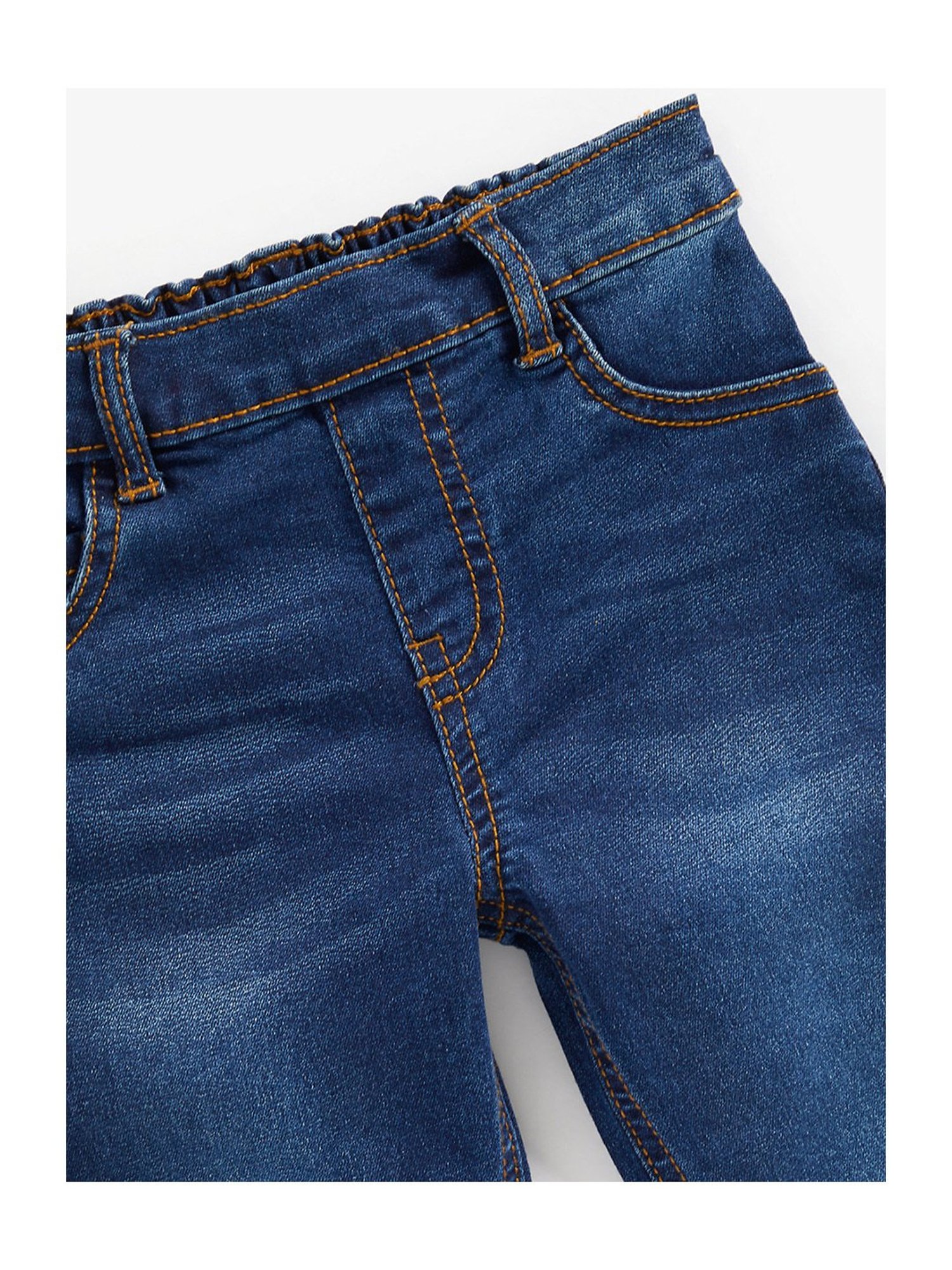 Mothercare Kids Blue Solid Jeggings