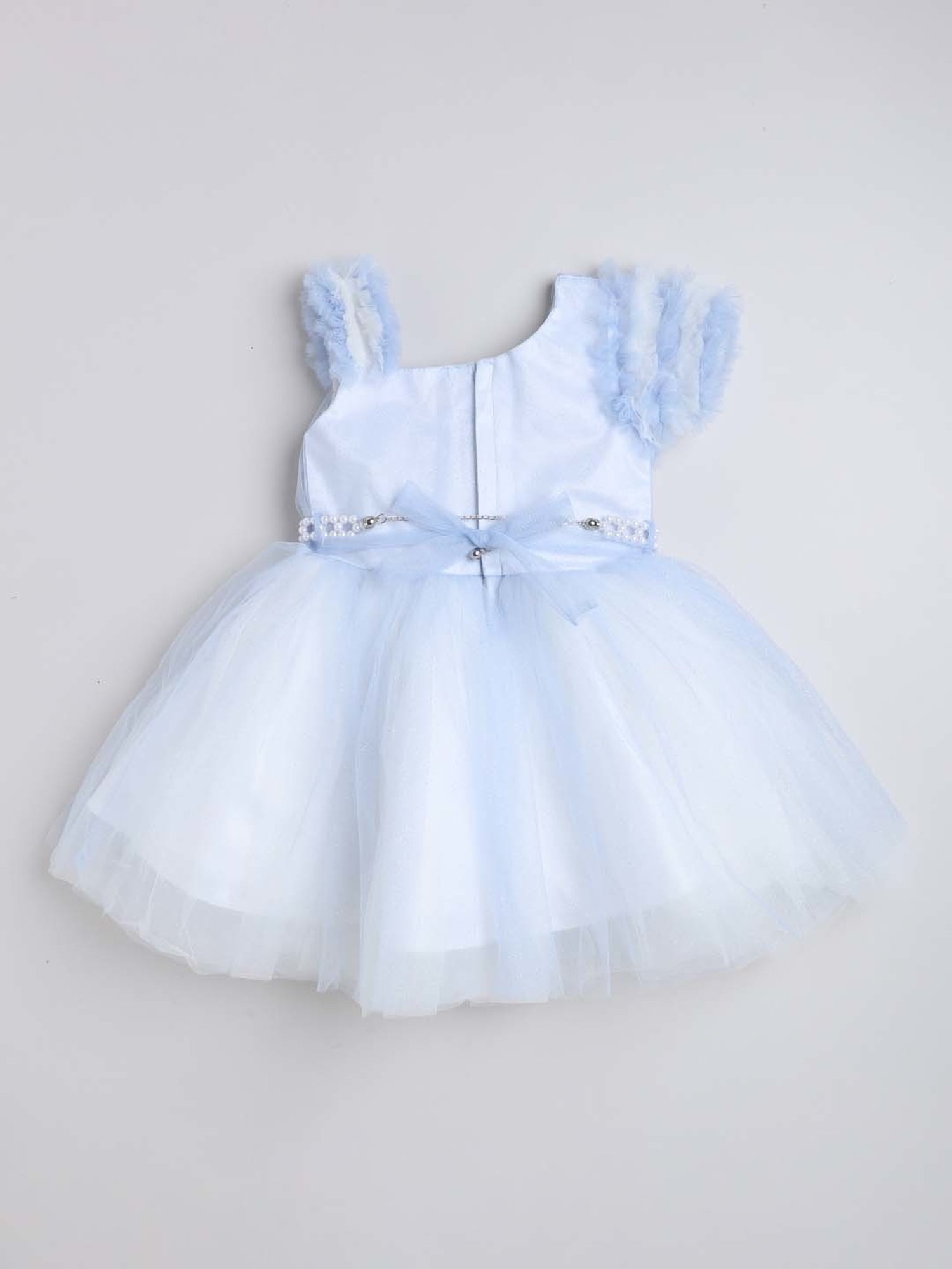 The Magic Wand Kids Blue Embellished Dress
