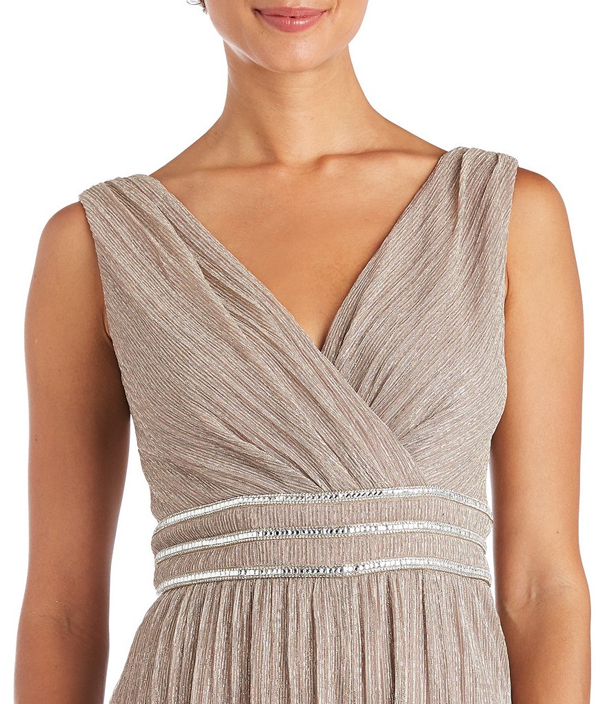 Ignite Evenings Foil Trim Asymmetric Cape Jumpsuit