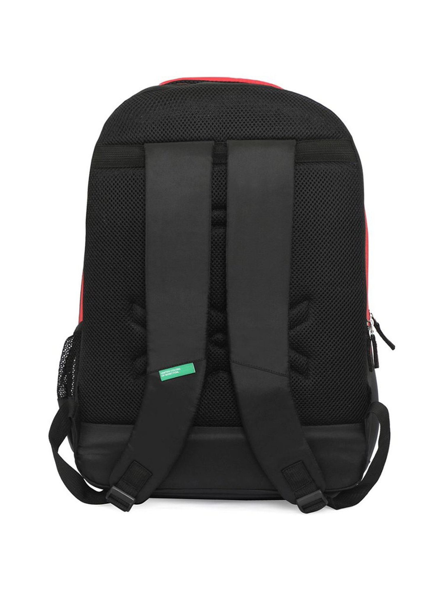 United Colors of Benetton Provence 21 Ltrs Red & Black Medium Backpack