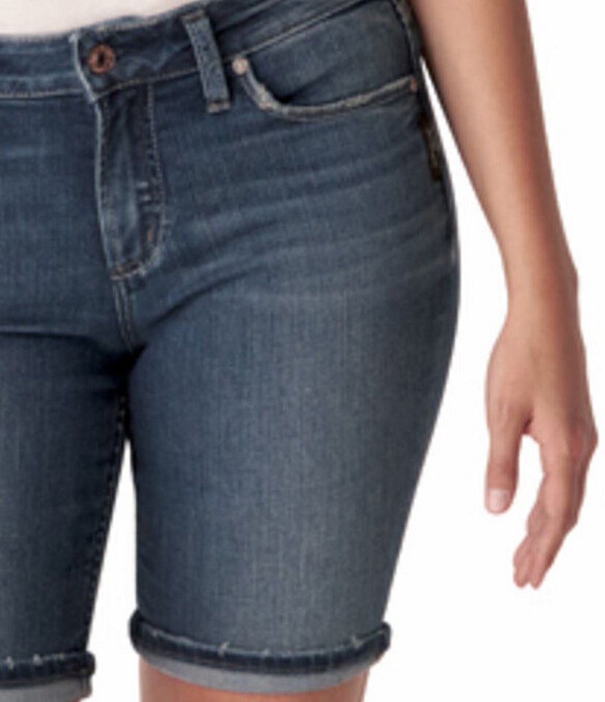 Silver Jeans Co. Suki Flip Cuff Bermuda Shorts