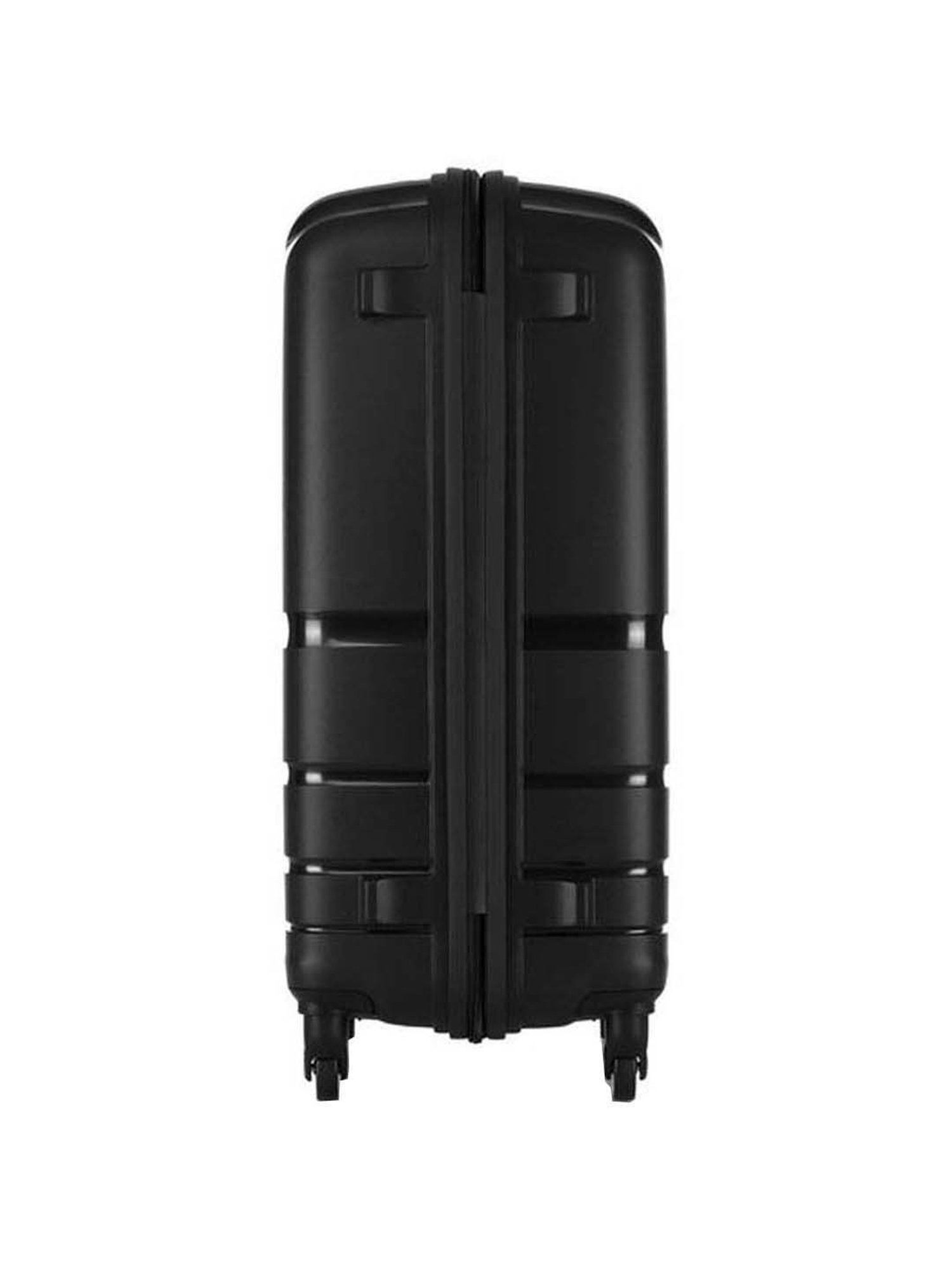 American Tourister Black Textured Hard Medium Trolley Bag - 70.5 cm