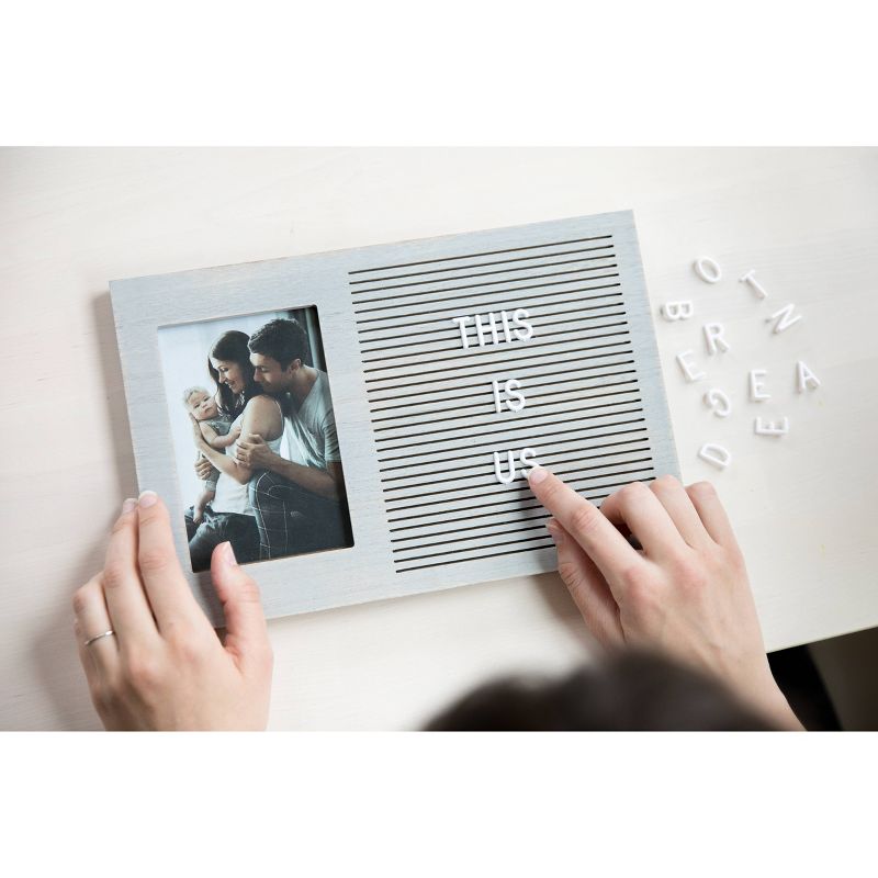 Pearhead Letterboard 4" x 6" Photo Frame