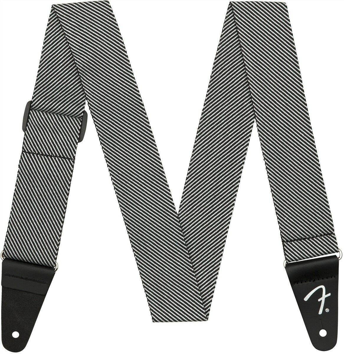 Genuine Fender Strap Modern Tweed White Black