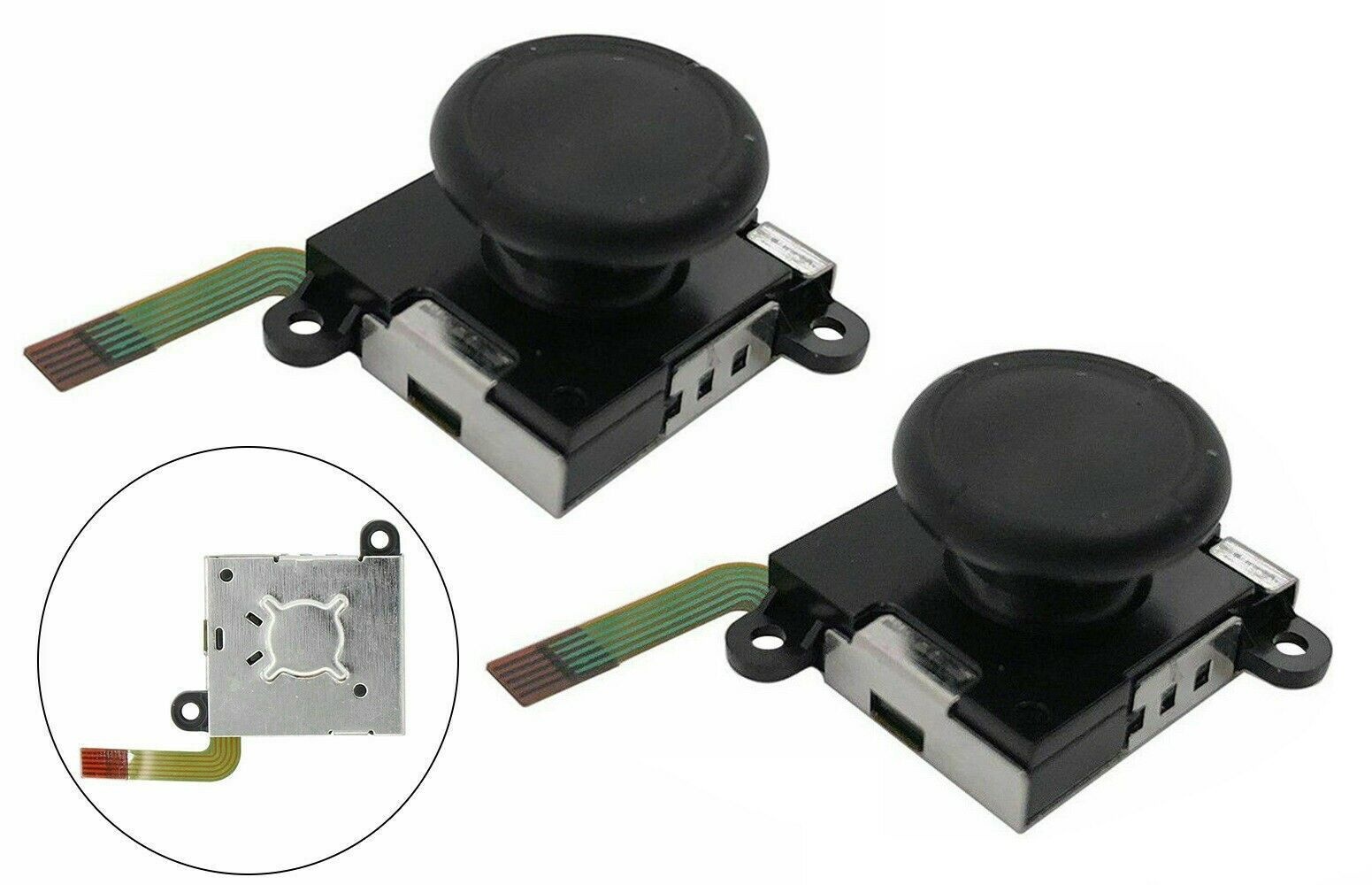 2x Analog Joystick Thumb Stick Replacement For  Switch Joycon Controller