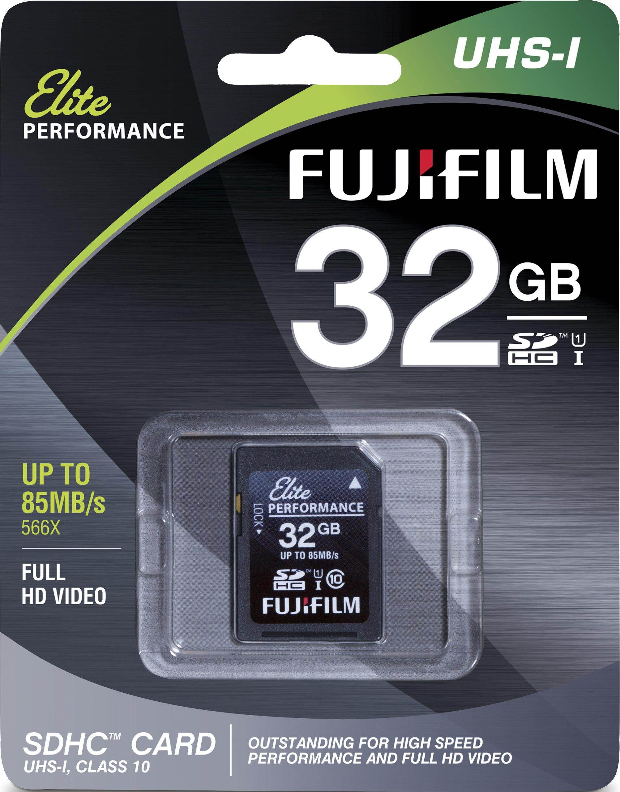 Fujifilm 32GB Class 10 UHS-1 SDHC Memory Card #600012523